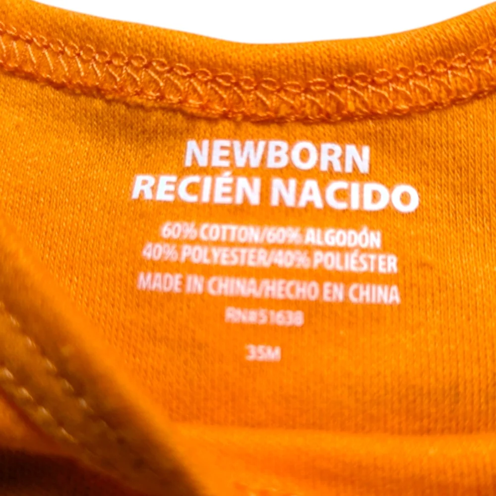 Newborn Onesie Dude Your Girlfriend Keeps Checking Me Out Orange Snap Size NB
